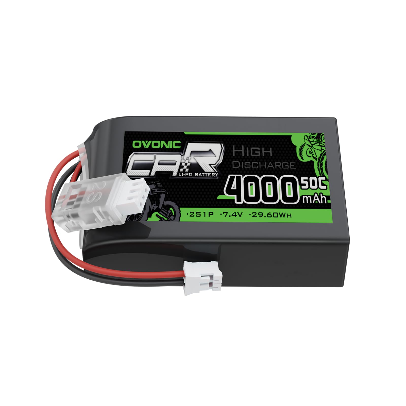 Amazon.com: OVONIC 4000mAh 7.4V 2S1P TX Lipo Battery Pack with JST