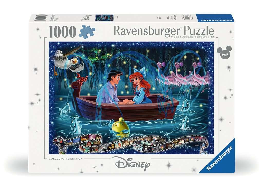 Disney Collector's Edition Little Mermaid 1000 Piece Jigsaw Puzzle for Adults - 12000319 - Handcrafted Tooling, Made in Germany, Every Piece Fits Together Perfectly