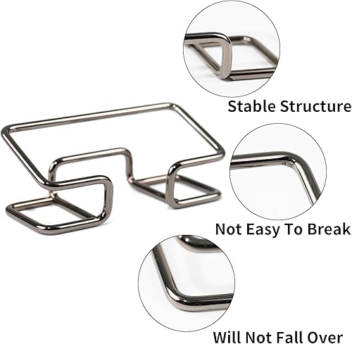 Miniatura 2 de Soporte para tarjetas de visita de escritorio, pantalla de metal para tarjetas de presentación, soportes para tarjetas de visita para escritorio,