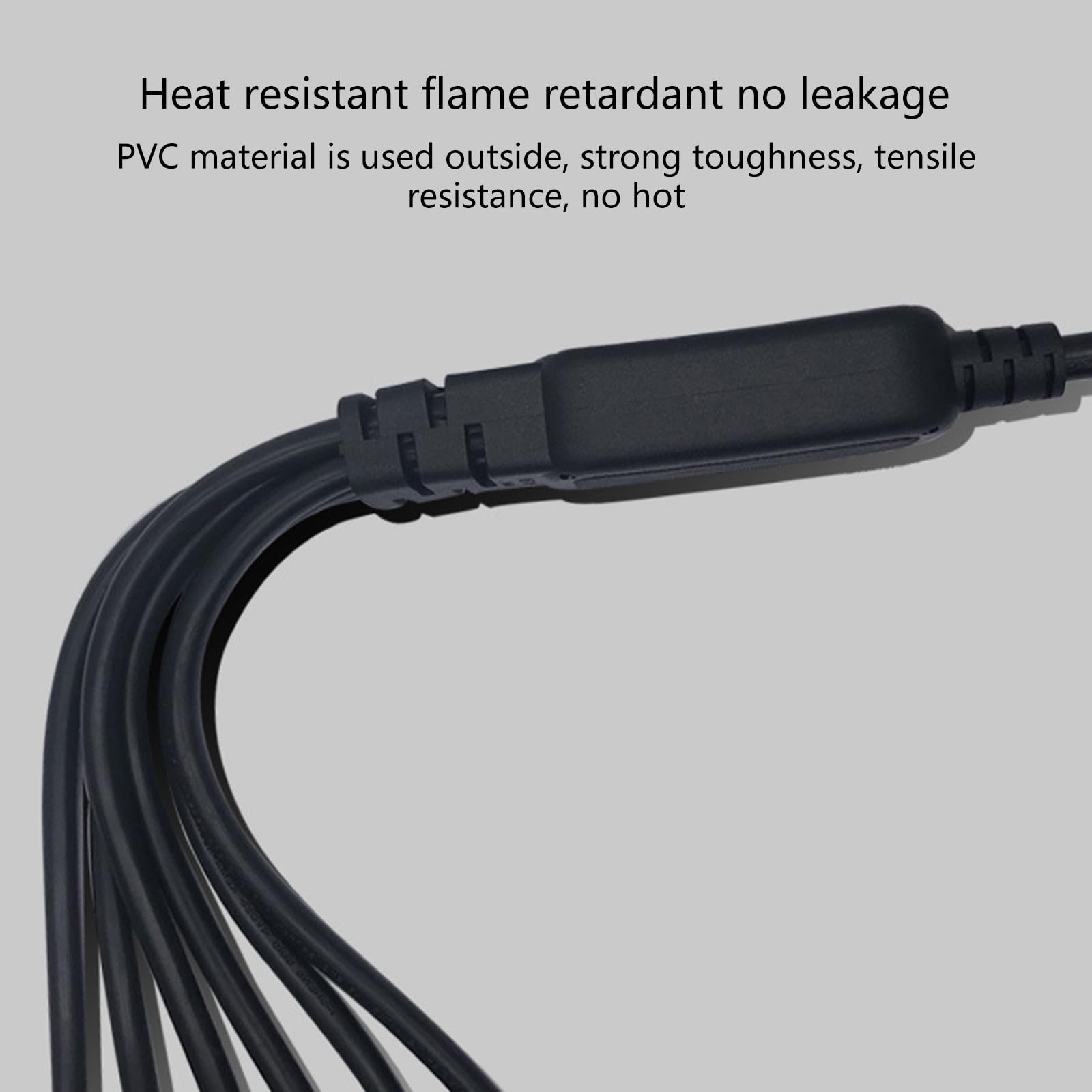 Seamless Connectivities IEC320 C14-Stecker auf 6 x C13-Buchse, Splitter, Netzkabel, Netzkabel, 2500 W
