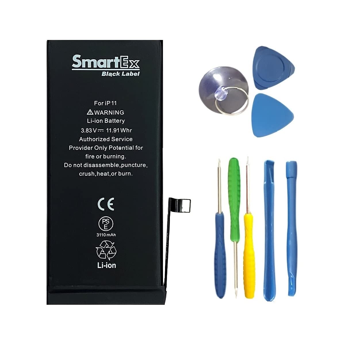 Smartex Black Label Battery compatible meti Phone 14