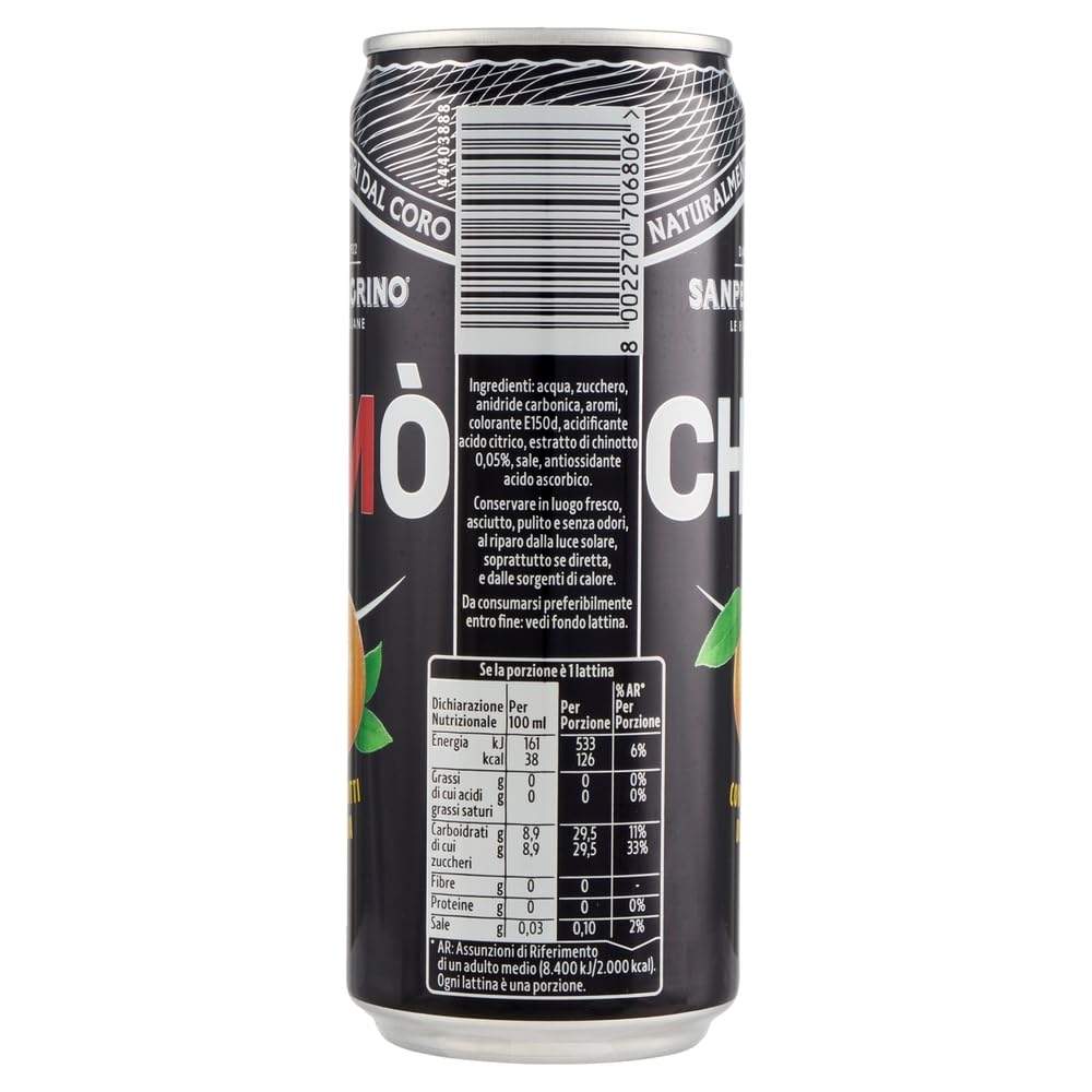 Italian Gourmet Bundle 72x Chinotto 33cl – Italienisches Kult Erfrischungsgetränk mit Chinotti aus Sizilien – Mediterrane Italienische Limonade & Softdrink Vorratspackung für Familie, Gastronomie
