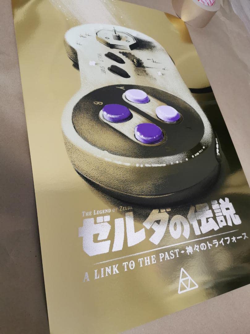 ゼルダの伝説、限定ポスター(Gold Foil・7作品・限定75枚販売) Amazon.co.jp: ゼルダの伝説ポスター(Gold Foil7作品限定75枚