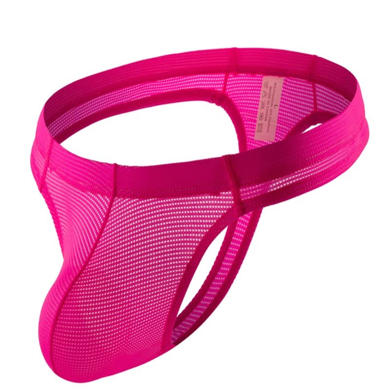 Mens Thongs Underwear Sexy Funny Pouch 3-D Open Front G Strings Jockstrap Sissy Nightwear Low Waist Gothic C Strings