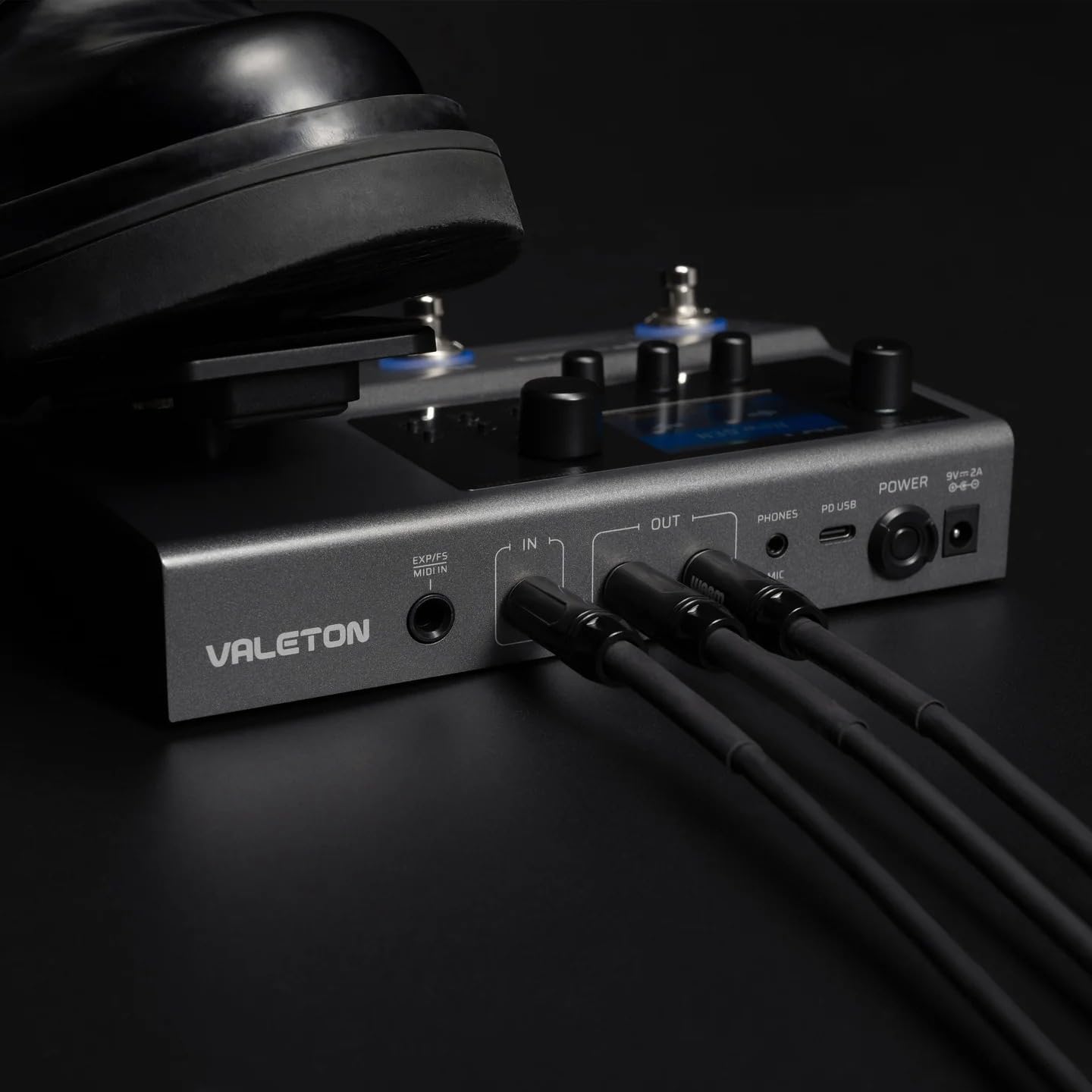 Valeton GP-150 Processore multi-effetto per chitarra con pedale di espressione, oltre 200 effetti, modellazione NAM SnapTone, caricatore a infrarossi, looper, drum machine, interfaccia audio USB