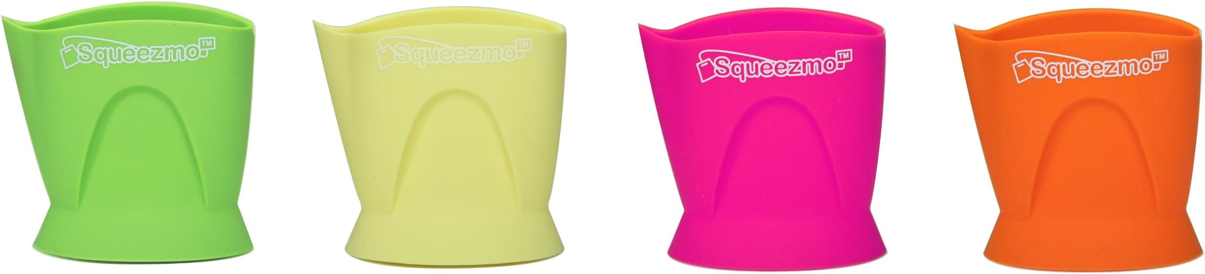 Squeezmo Brite Colors 4-pack (1) Green Leaf (1) Lemon (1) Raspberry (1) Orange
