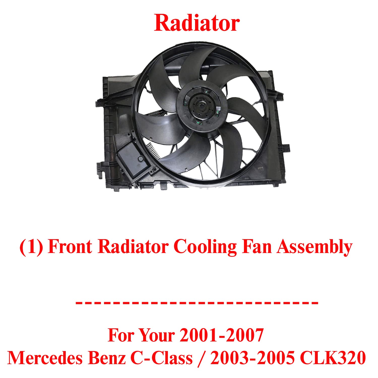 Amazon.com: US AUTO PARTS PLUS New Front Radiator Cooling Fan 