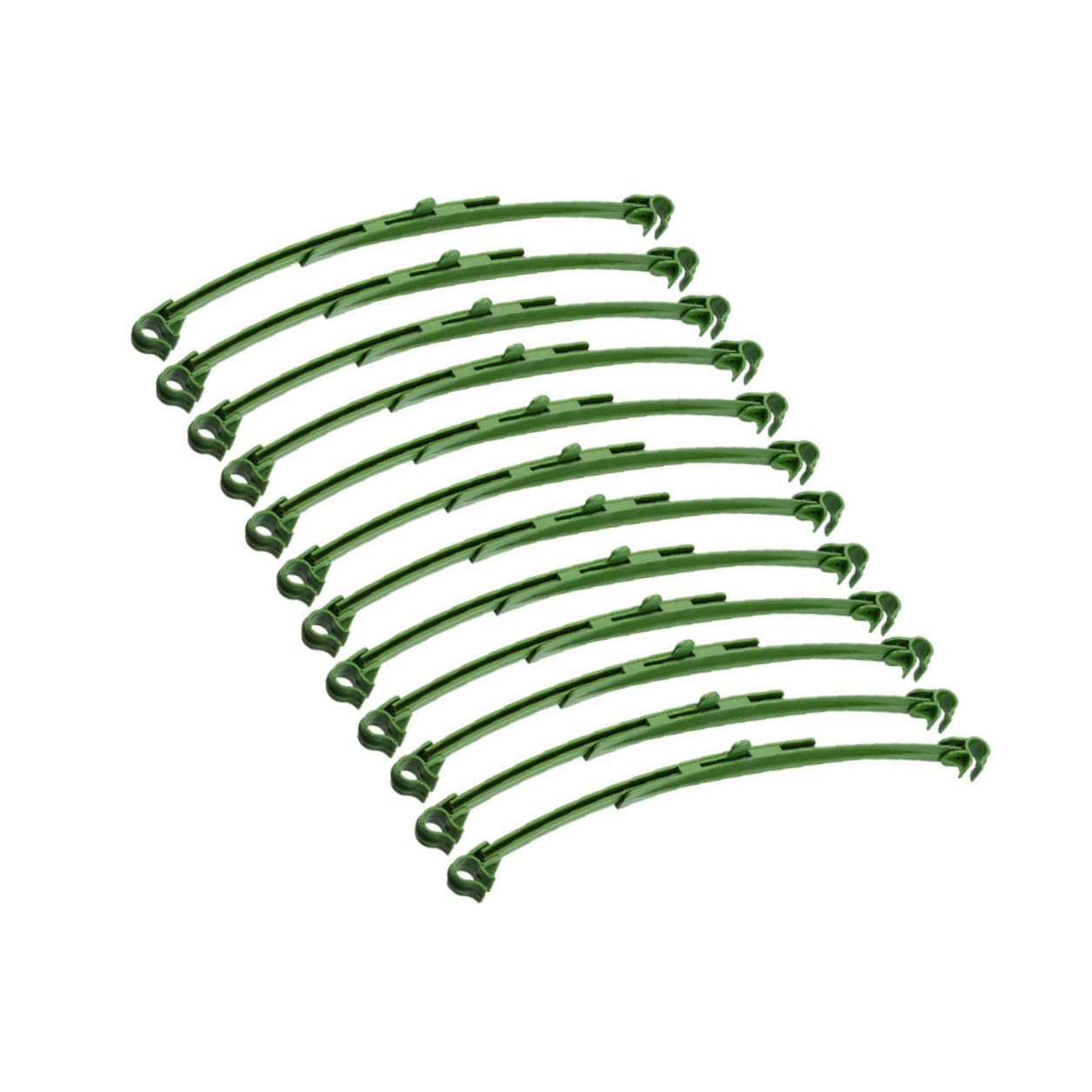 Gadpiparty 24 pezzi Connettori Regolabili per Tralicci da Giardino in Plastica Clip per Gabbie di Pomodoro e Supporti per Piante Rampicanti Resistenti alle Intemperie e Facili da Montare
