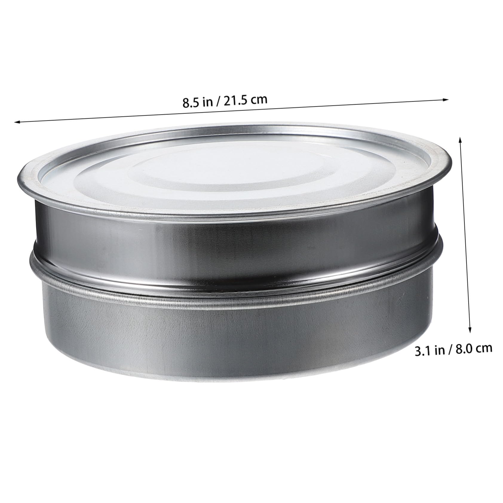 Gadpiparty Kit de Bandeja de Germinación de Acero Inoxidable, Cedazo de 20 CM, Drenaje Fácil, 1 Juego para Jardinería en Casa