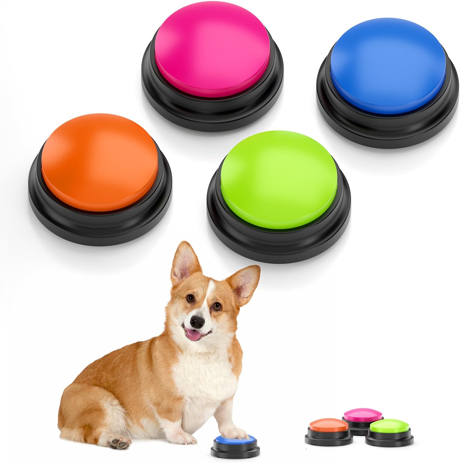 ZANTESR Dog Buttons Talk Training, 30 Second Record & Playback