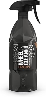 Q²M Iron WheelCleaner – Highly Effective & Safe Formula for All Wheel Types – Removes Brake Dust & Road Grime – Best Wheel Cleaning Solution, 1000 ml