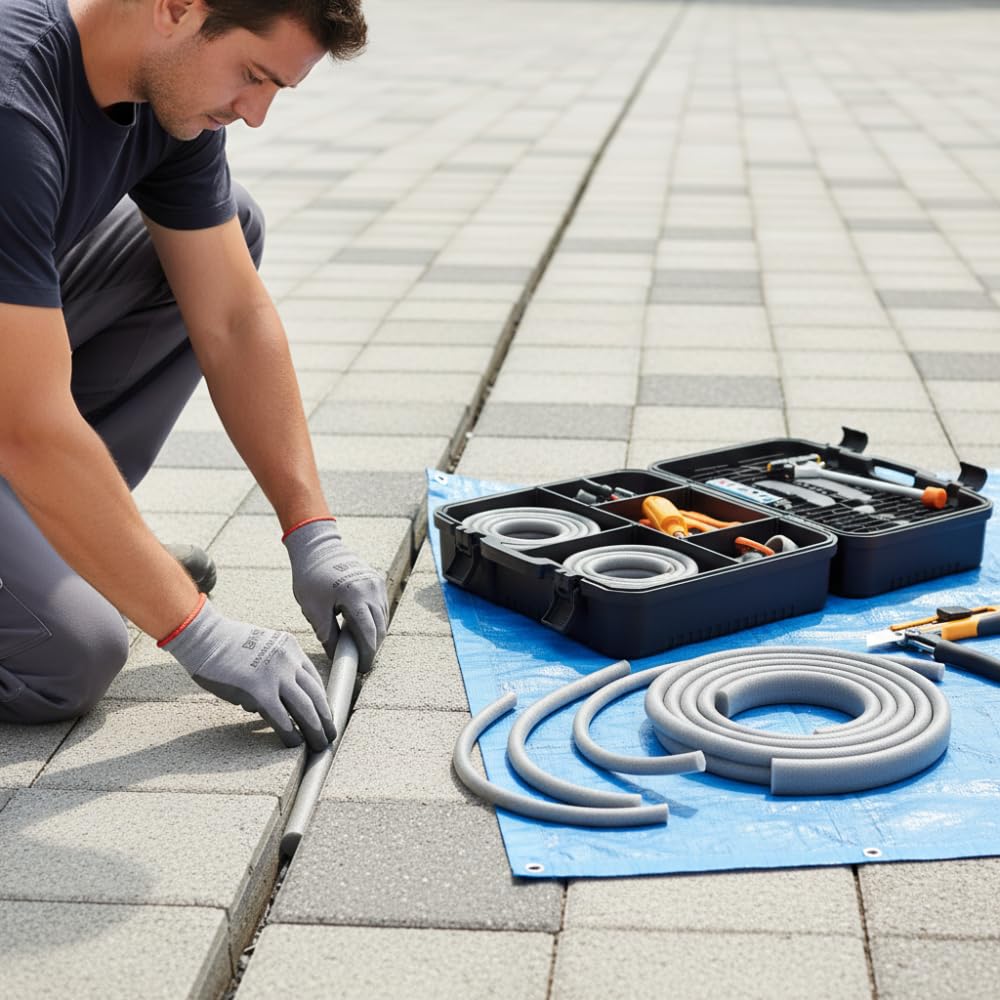MAPEI Mapefoam Cordoncino in Polietilene Espanso per Giunti Edili, Grigio, 10 Metri (20 mm)