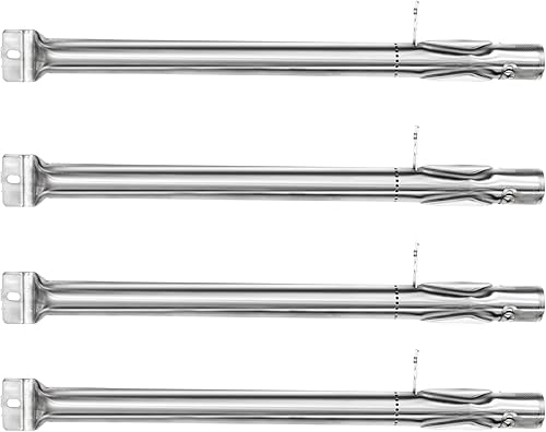 Hongso SBF231 -Tubo quemador universal de acero inoxidable (paquete de 4 unidades) de reemplazo para parrillas de asadores de gas profesionales