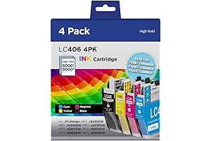 LC406 XL Ink Cartridges Compatible for Brother Printers