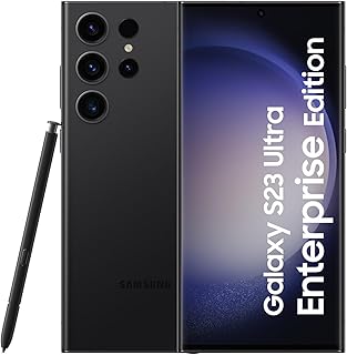 Samsung Galaxy S23 Ultra Enterprise Edition, Includes Pen, 6.8 Inch Android Smartphone, 256 GB, 5000 mAh Battery, Business Mobile Phone, Smartphone without Contract, Phantom Black