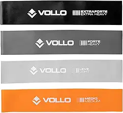 Kit 4 Faixas Elásticas Bands 3 Intensidades