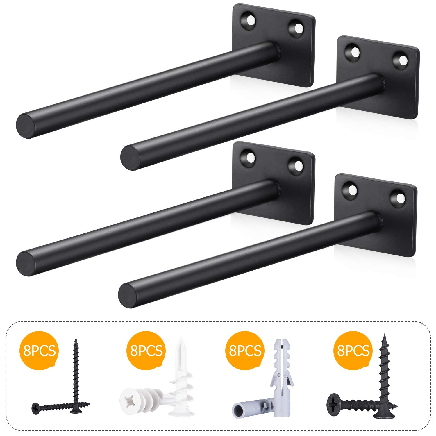 Hidden Bracket Shelves Decor For You