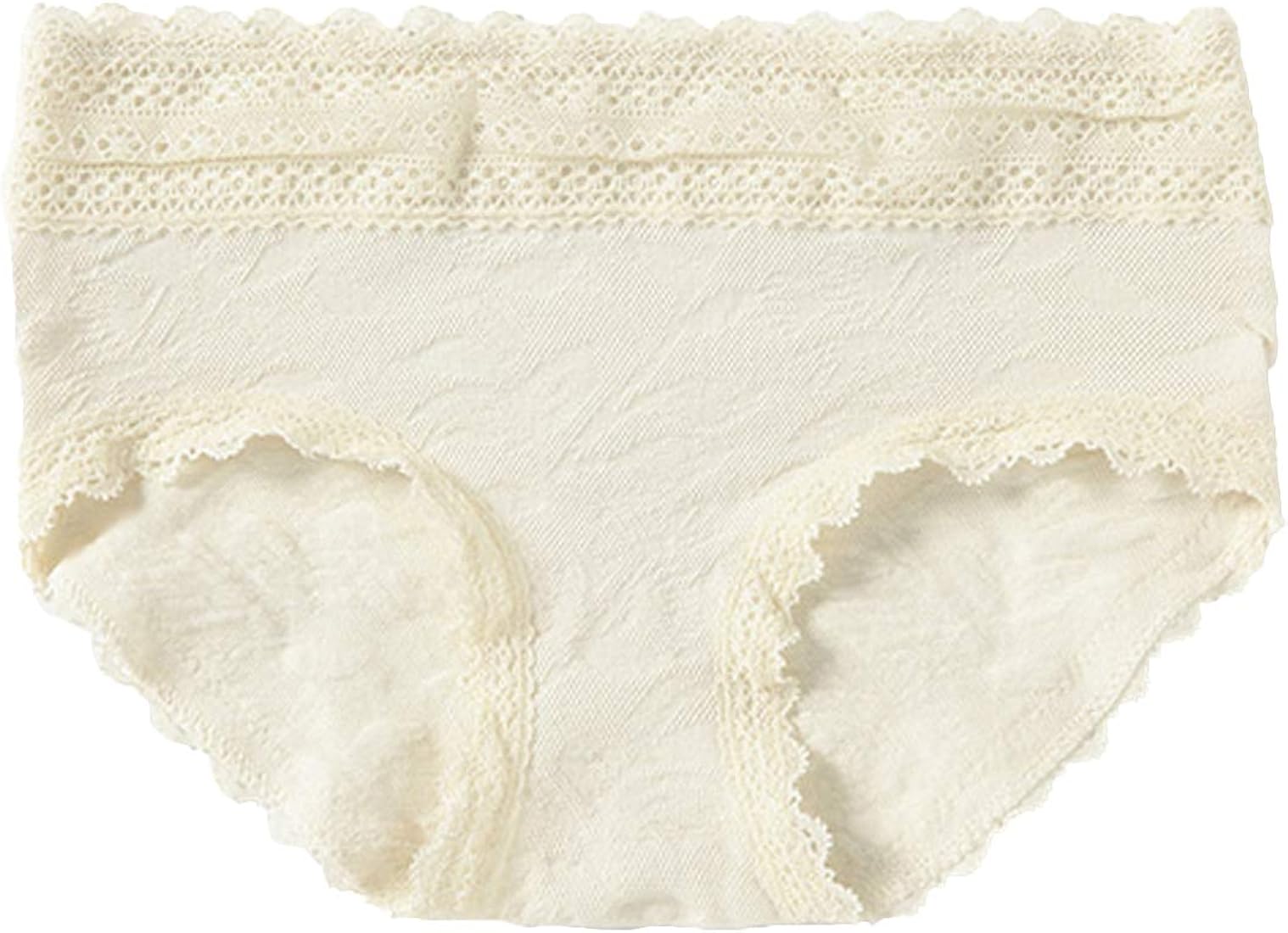 【プリスティン】 PRISTINE オーガニックコットン レーシーローライズショーツ (Lサイズ)