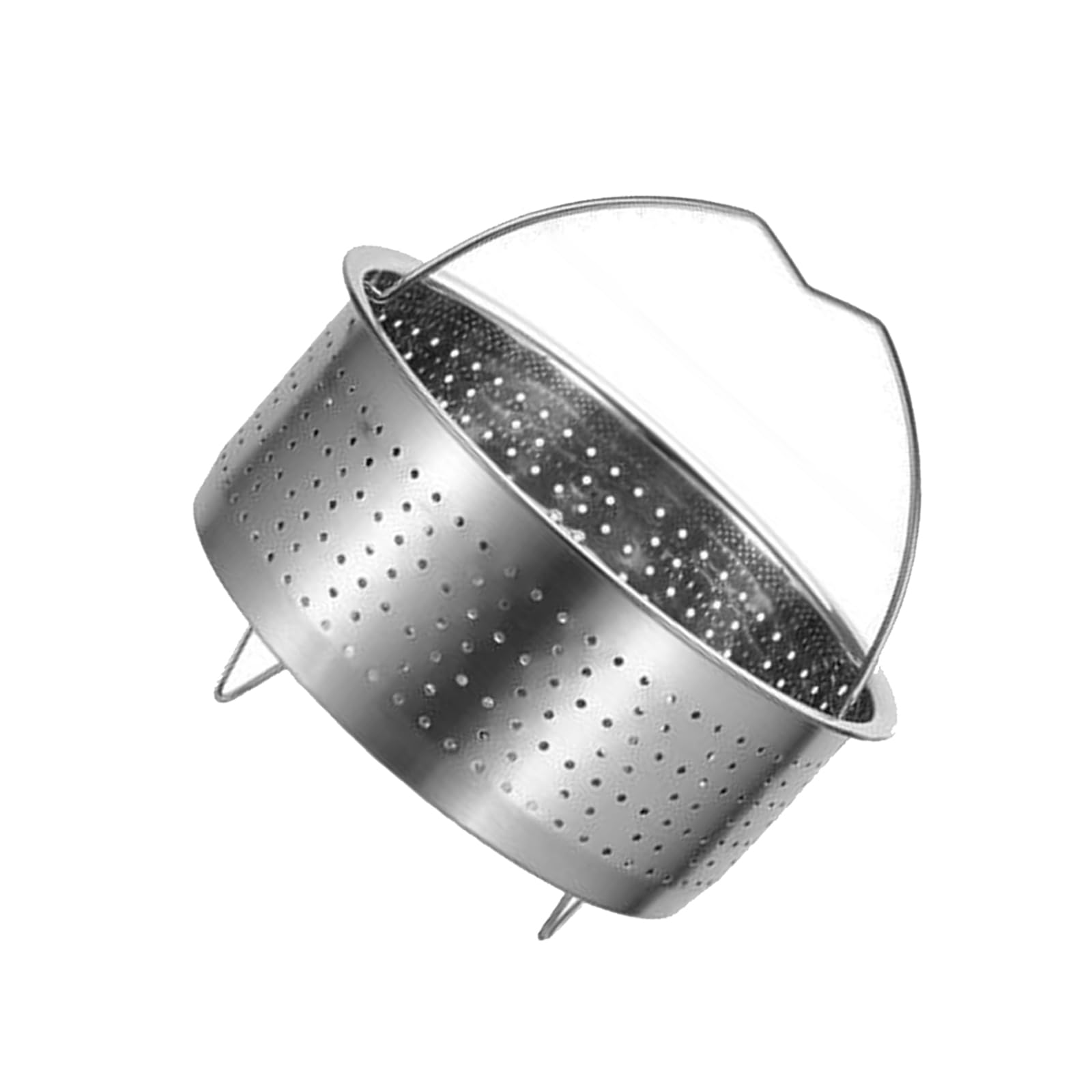LiRRvb Stainless Steel Steamers Insert Steaming Tray with Handle Replacement Vegetable Basket Vegetable Rack for Tray