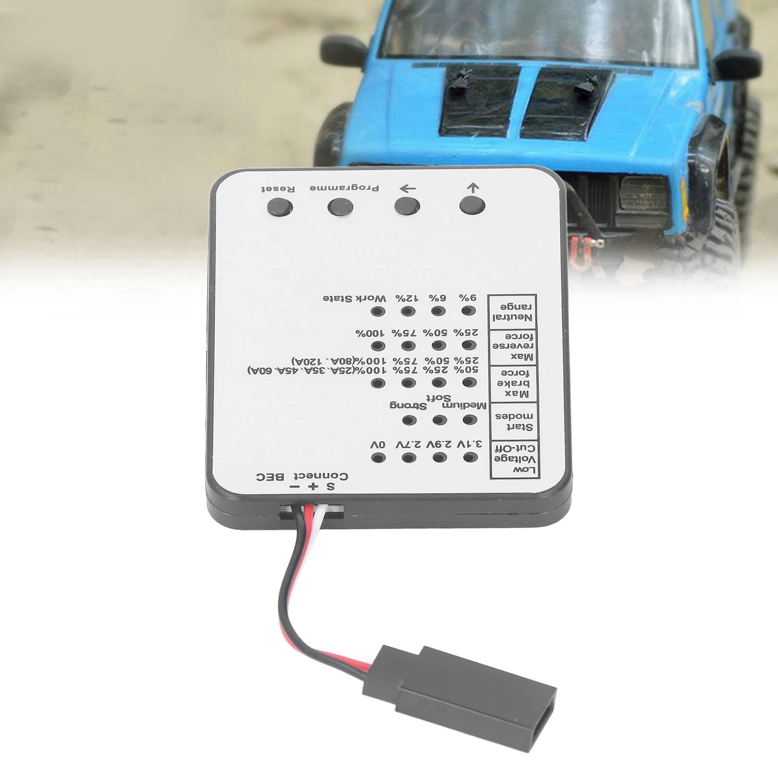 Amazon.com: ESC Programming Card for RC Car, LED Program Card for