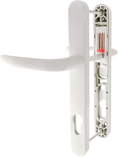 Birmingham Hoppe Tür-Set, PVC, PVC, 2 Stück, 92 PZ oder 92 mm, mit Federhebel, 215 mm, Weiß