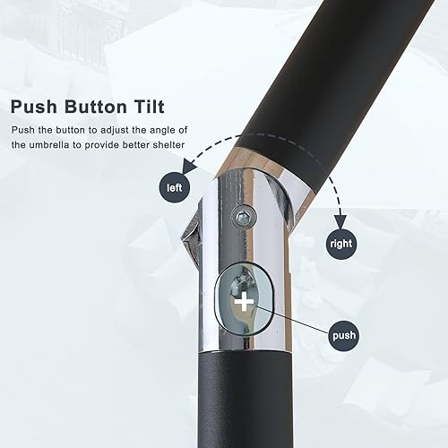 Miniatura 3 de MASTERCANOPY Patio Umbrella for Outdoor Market Table