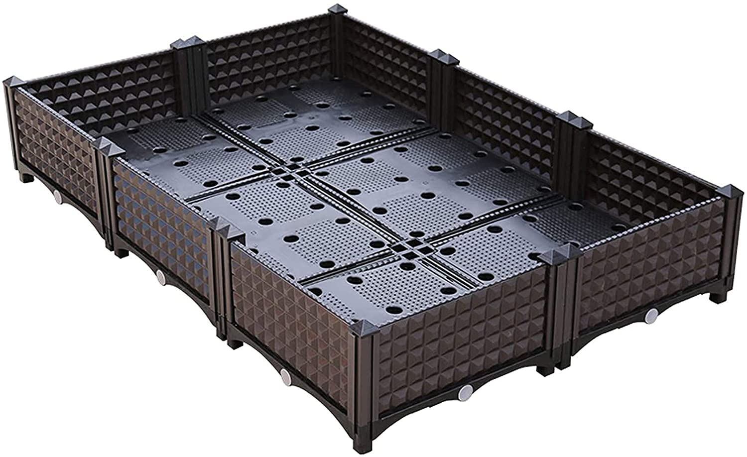 GCSQF Garten Hochbeet Pflanzkasten Blumenkasten Kunststoff erhht Pflanzer  Box angehoben Gartenbett Indoor Outdoor Rattan Kit fr Blumen Gemse  Kruter wachsen 210518 : Amazon.de: Garten