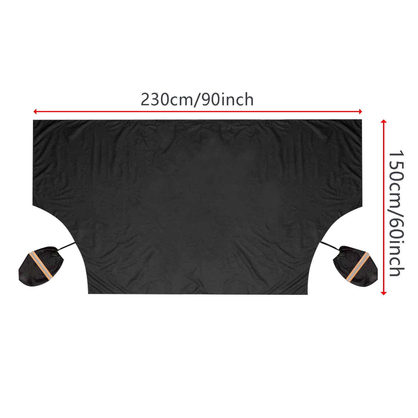 150 x 80 cm grande ombrellone auto parasole parasole parabrezza anteriore pieghevole protezione UV parasole per parabrezza per la maggior parte delle auto