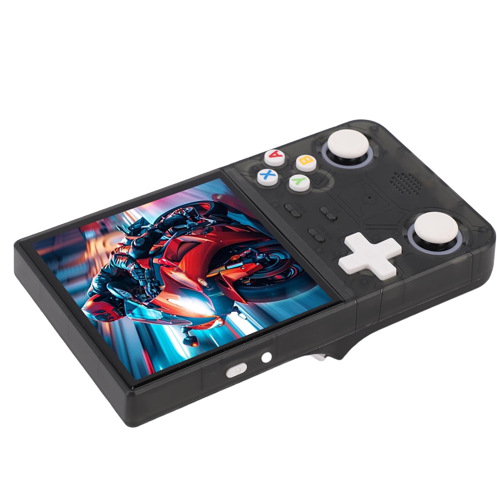Console per Videogiochi retrò Open Source Schermo di Visualizzazione HD per Console di Emulazione di Gioco Portatile, per Giocatori in Movimento ABS (128G)