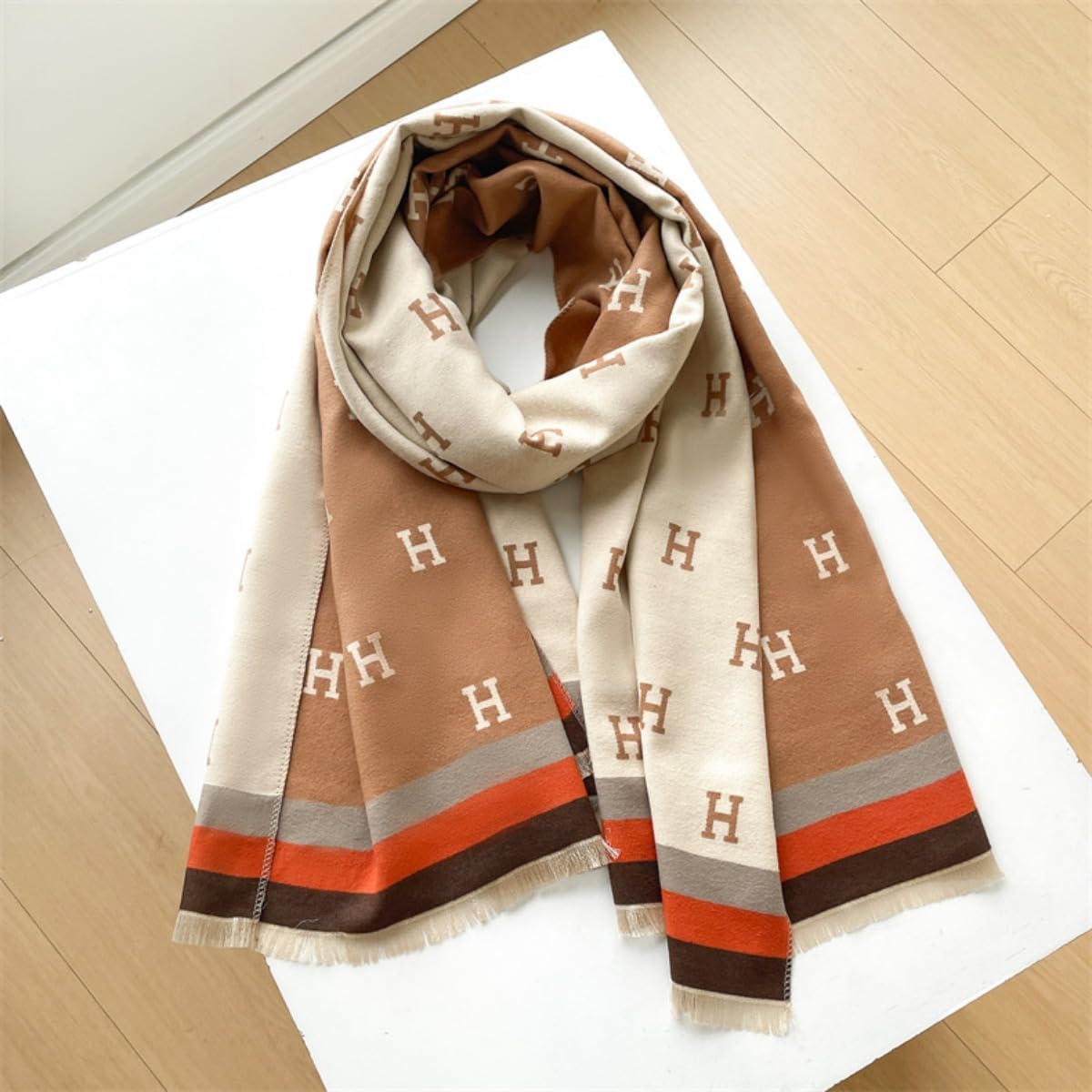 Designer-Style Scarf for Women Pashmina Shawl Winter Scarves& Wraps - Image 4