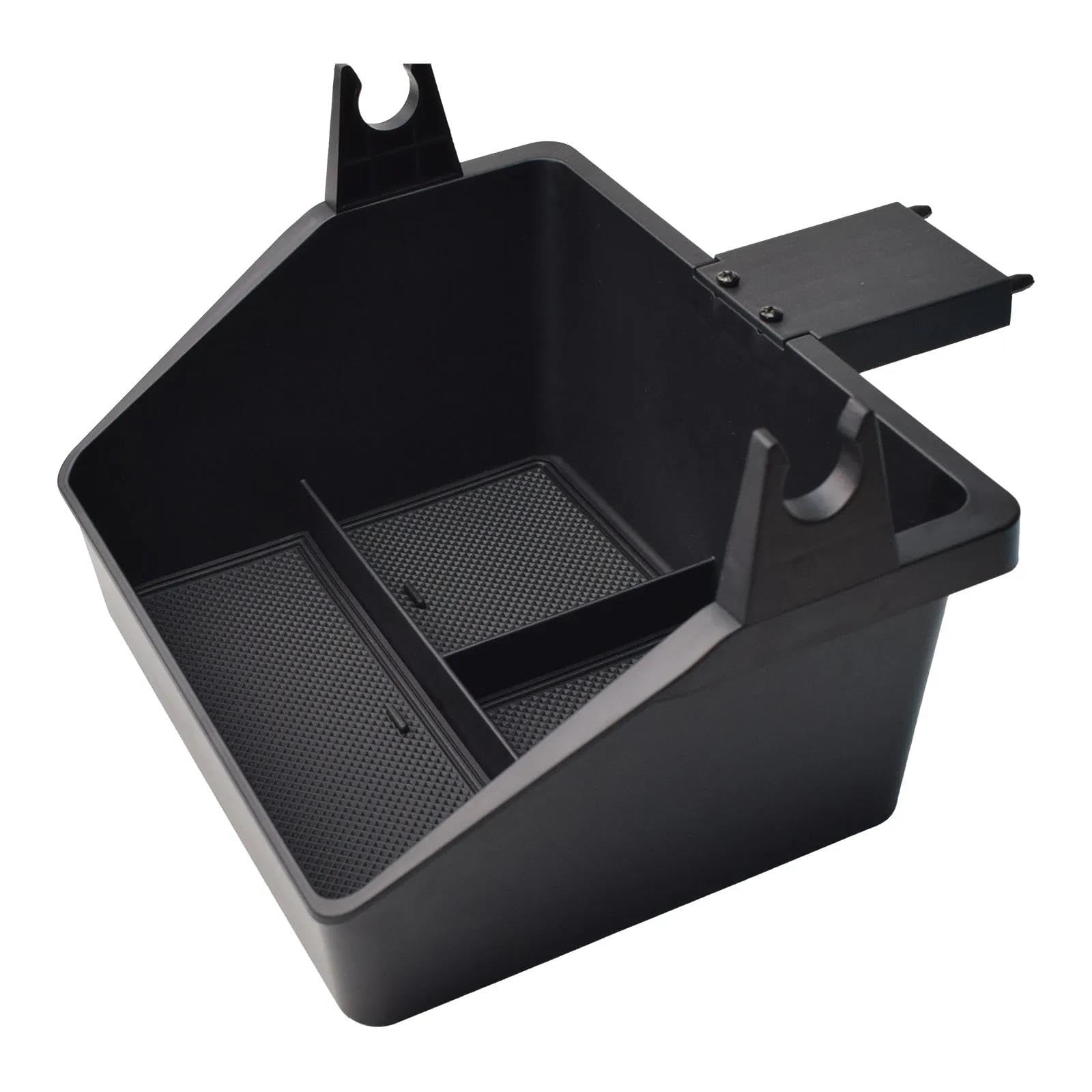 OUSDUO Front Row Electric Seat Under Seat Organizer For Ford For Maverick Power Seat 2022-2026 Center Console Car Storage Box Interior Decal Trim