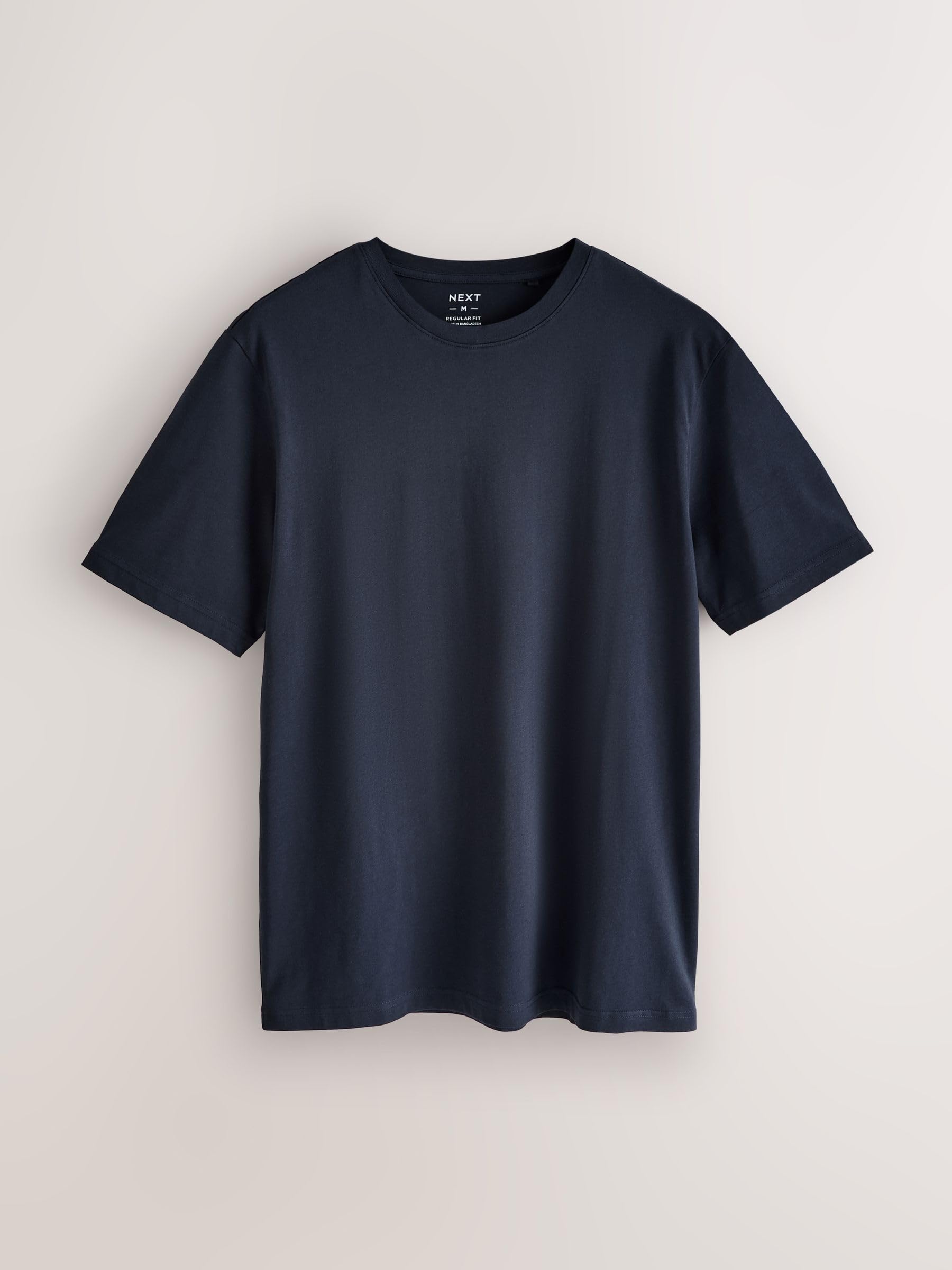 NEXT Uomini Confezione da 6 di T-Shirt di Cotone Basic | Standard, Vestibilità regular, Pull On, Lavabile in lavatrice