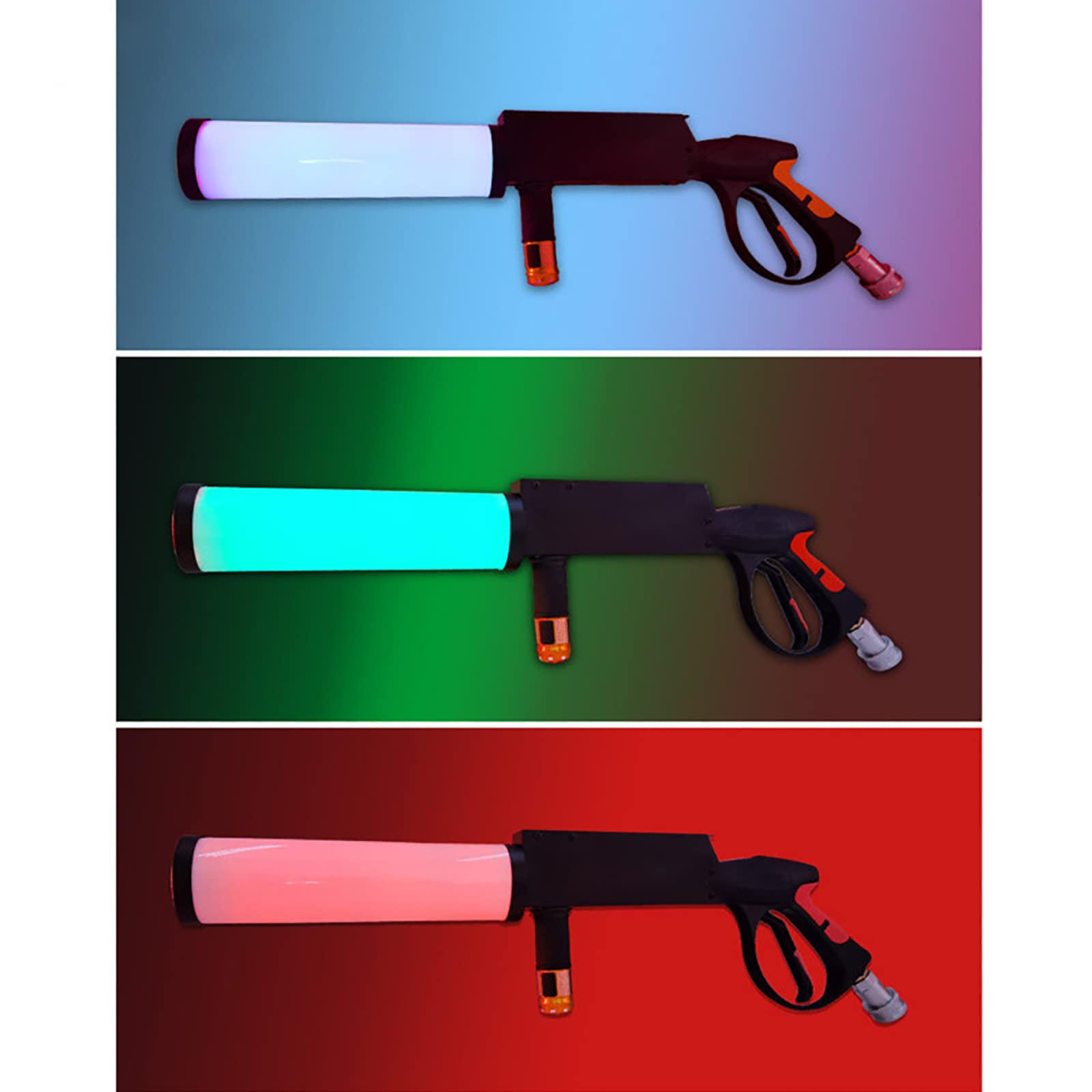 Amazon.co.jp: CO2 キャノン フォグ マシン ハンドヘルド LED CO2 
