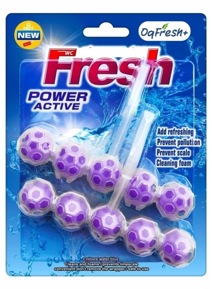 Toilet Rim Block With Clean Formula Lavender Purple Pack of 2