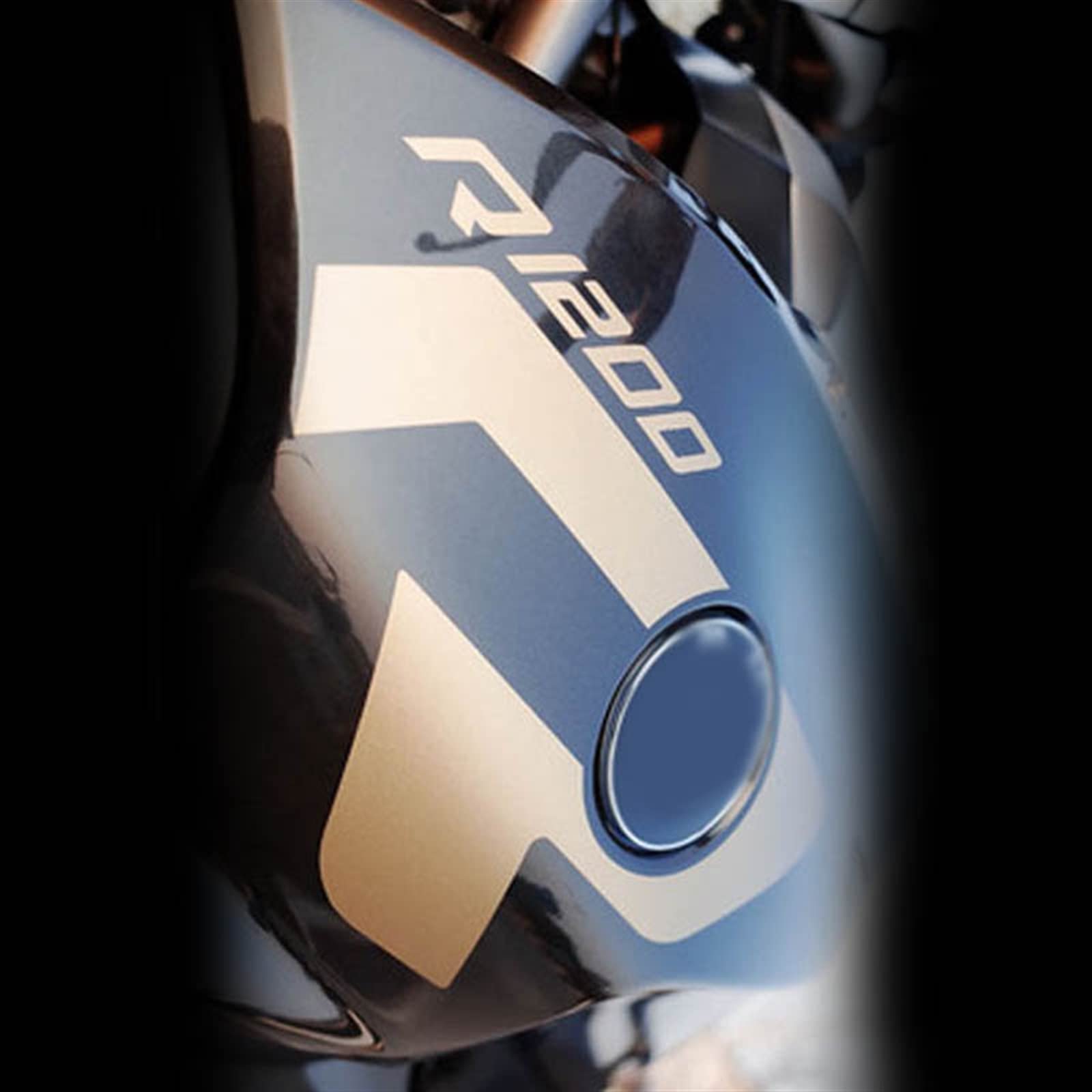 Für BMW R1200r 2015 2016 2017 Motorrad Kraftstofftank Aufkleber Zubehör Aufkleber Aufkleber (Color : 2)