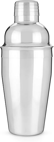 Miniatura 1 de True Contorno - Coctelera de cóctel de acero inoxidable de 85 onzas con tapa y colador coctelera de bebidas para cócteles y licor