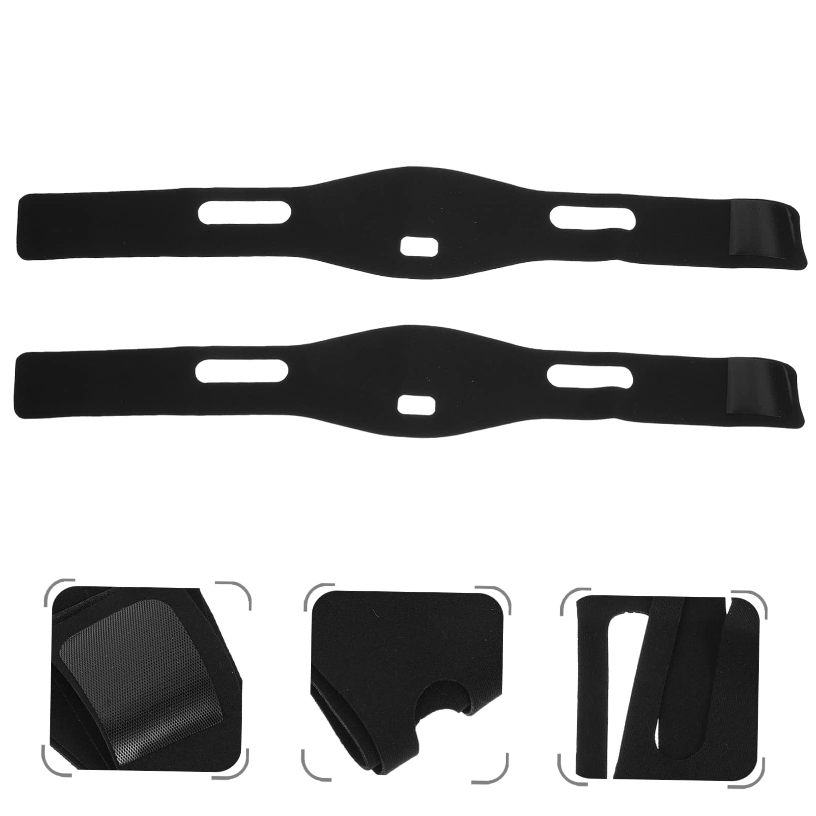 Healeved 10piezas Correa Antironquidos Para Mentón De Diseño Elástico Solución Práctica Para Dejar De Roncar Confortable y Transpirable Para Hombres y Mujeres