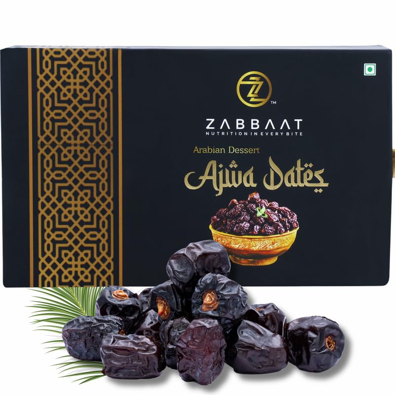 ZABBAAT Ajwa Dates 400Gm|Dates In Fresh (Khajur/Khajoor)|Dry Dates|Black Dates|Ajwa Dates Original Arabian Dates|Dates Dry Fruits|Ajwa Khajoor Dry Dates|Khajoor Dates Pack Of 1 (400 Gm Pack) (B0B8H3QK65) Amazon Price History, Amazon Price Tracker