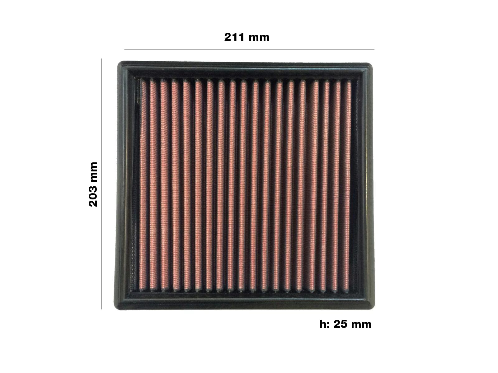 Simoni Racing SR05 Filtro de aire Cartucho filtrante Compatible con OPEL Corsa D Hatchback S07, FIAT GRANDE PUNTO 199 PUNTO 199 PUNTO EVO 199, ALFA ROMEO MITO 955