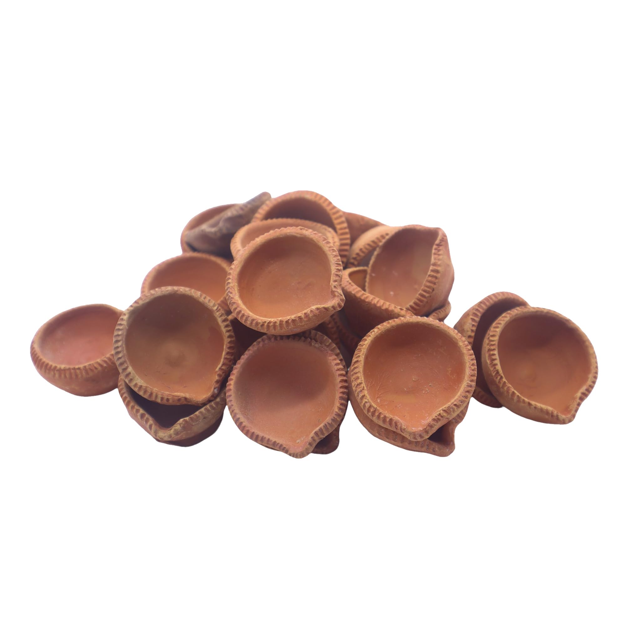 Buy Clay Diya for Puja, Mitti ka Diya for Diwali (Pack of 25) Online at Low  Prices in India - Amazon.in