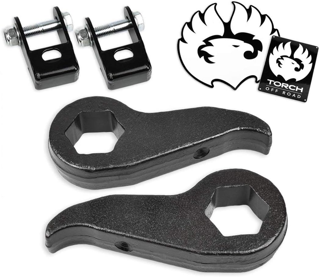 TORCH 3" Front Lift Kit For 2011-2019 GMC Sierra Chevy Silverado 2500 3500 HD Shock Extenders