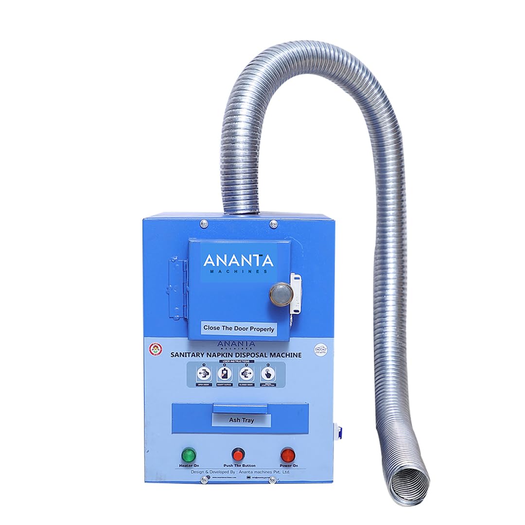 Ananta Fully Automatic Sanitary Napkin Incinerator/Disposal Machine | MCB Protection | Auto turn off Feature | Best for Schools, Hostels, Offices and Colleges (B0CYBJCS45) Amazon Price History, Amazon Price Tracker