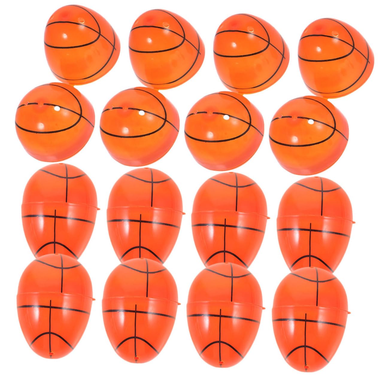 MAGICLULU 5 Set di Cestini A Tema Pasquale Uova Riempibili Bomboniere in Plastica per Feste Decorazioni Pasquali 12 Pezzi * 5