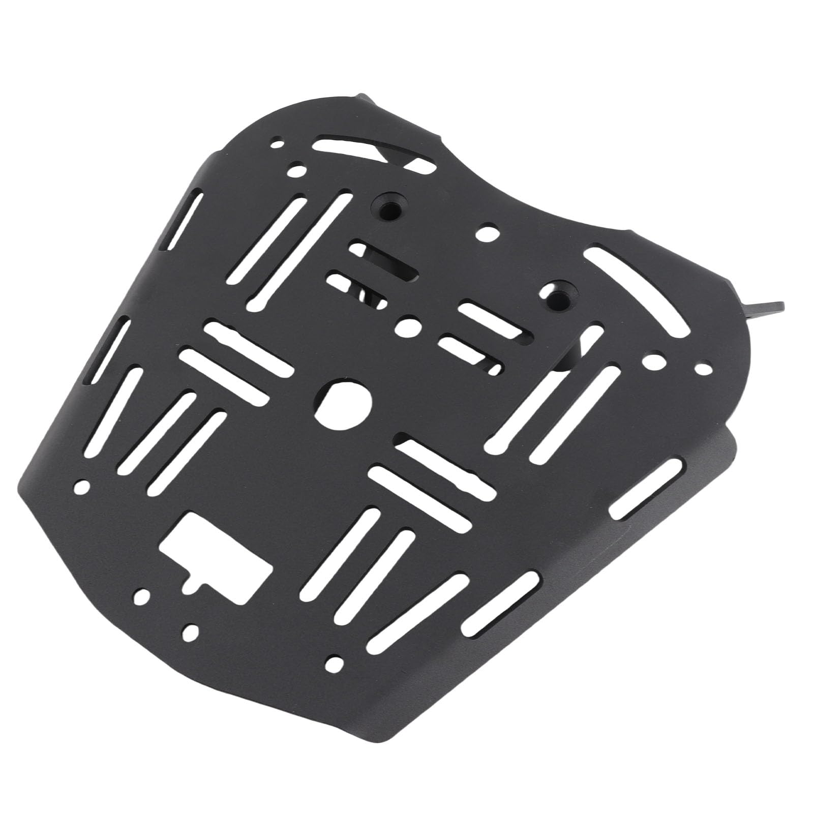 Piastra Inferiore della Scatola di Coda, Piastra di Montaggio Resistente in Acciaio Al Carbonio per ZONTES 368G 501G, Accessorio da Viaggio Essenziale, Nero, 1 unità
