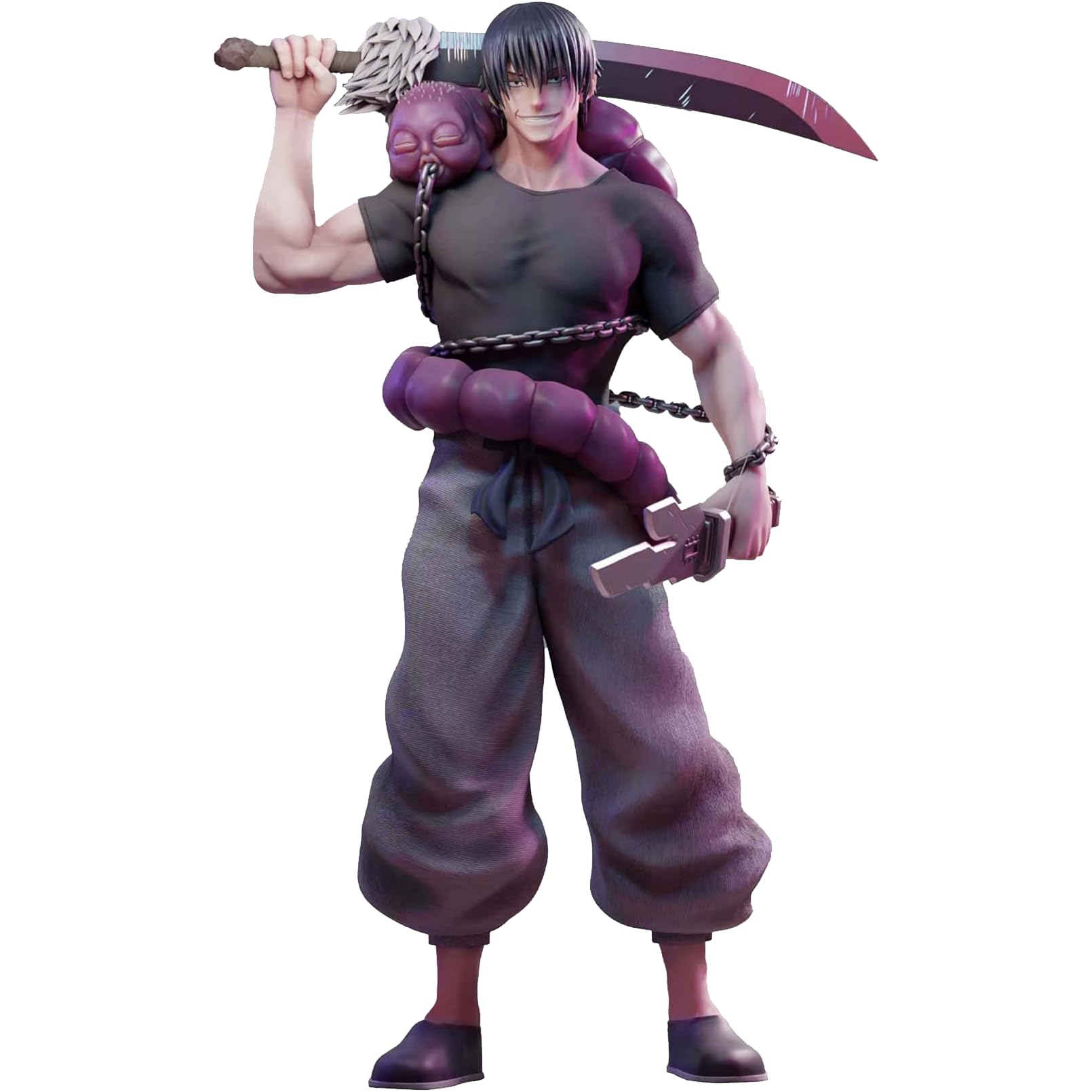JJK Fushiguro Toji Personaggi 22 cm Figura in Piedi Decorazione Desktop Regalo