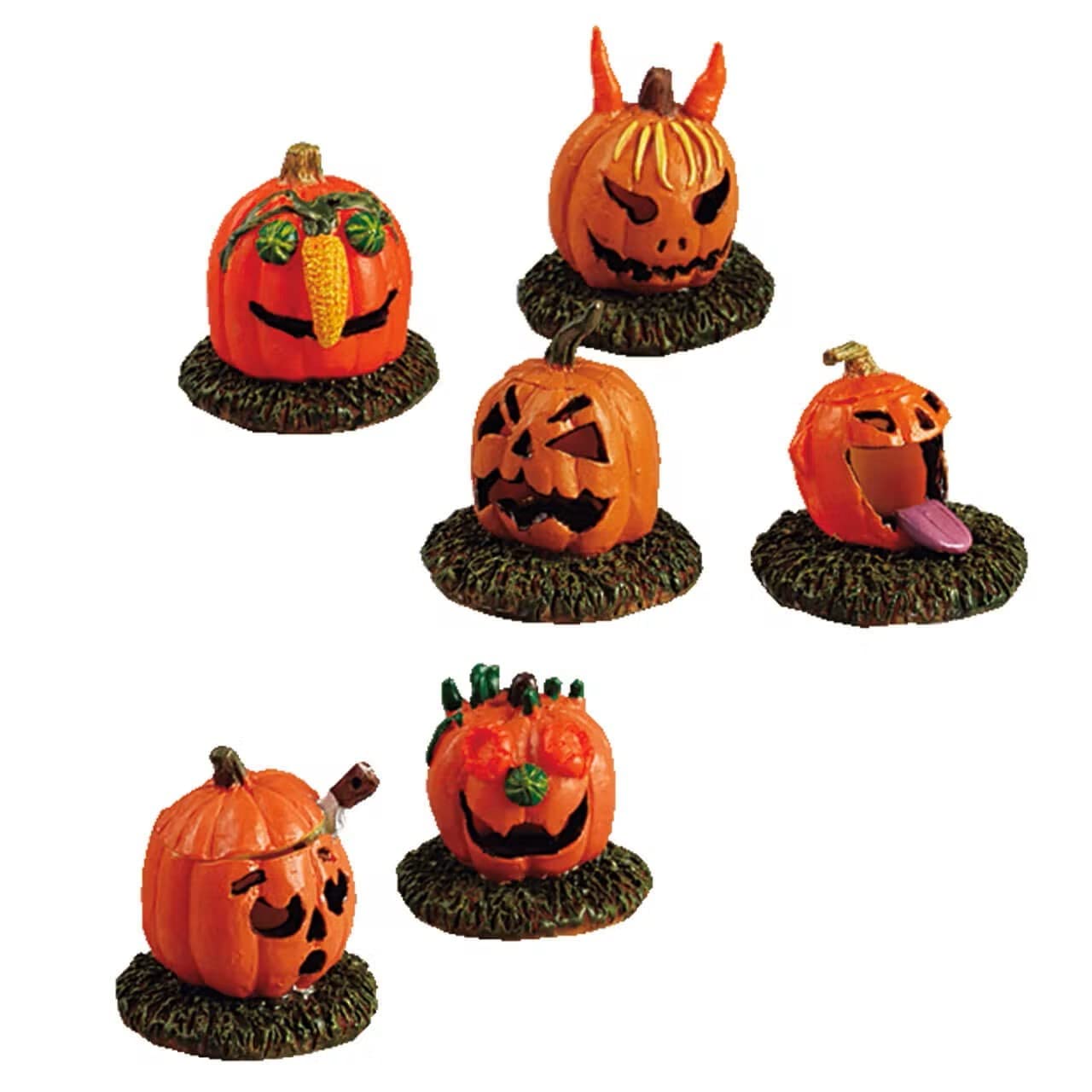 Lemax Multicolor - Pumpkin People - Set Of 6