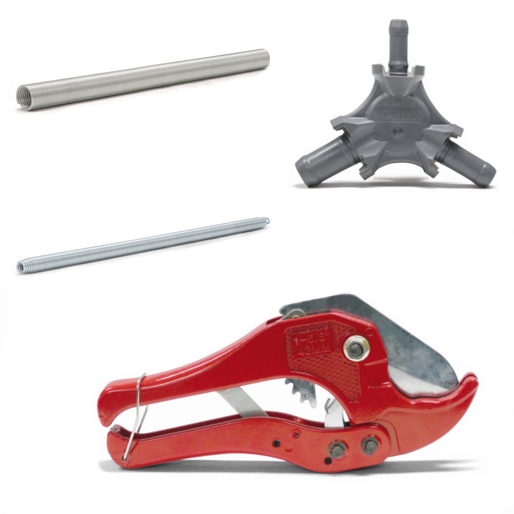 Pipetec Mounting Tool Set: 26 x 3 mm, for Multilayer Aluminium Composite Pipe, Silver, Werkzeugset: 26x3