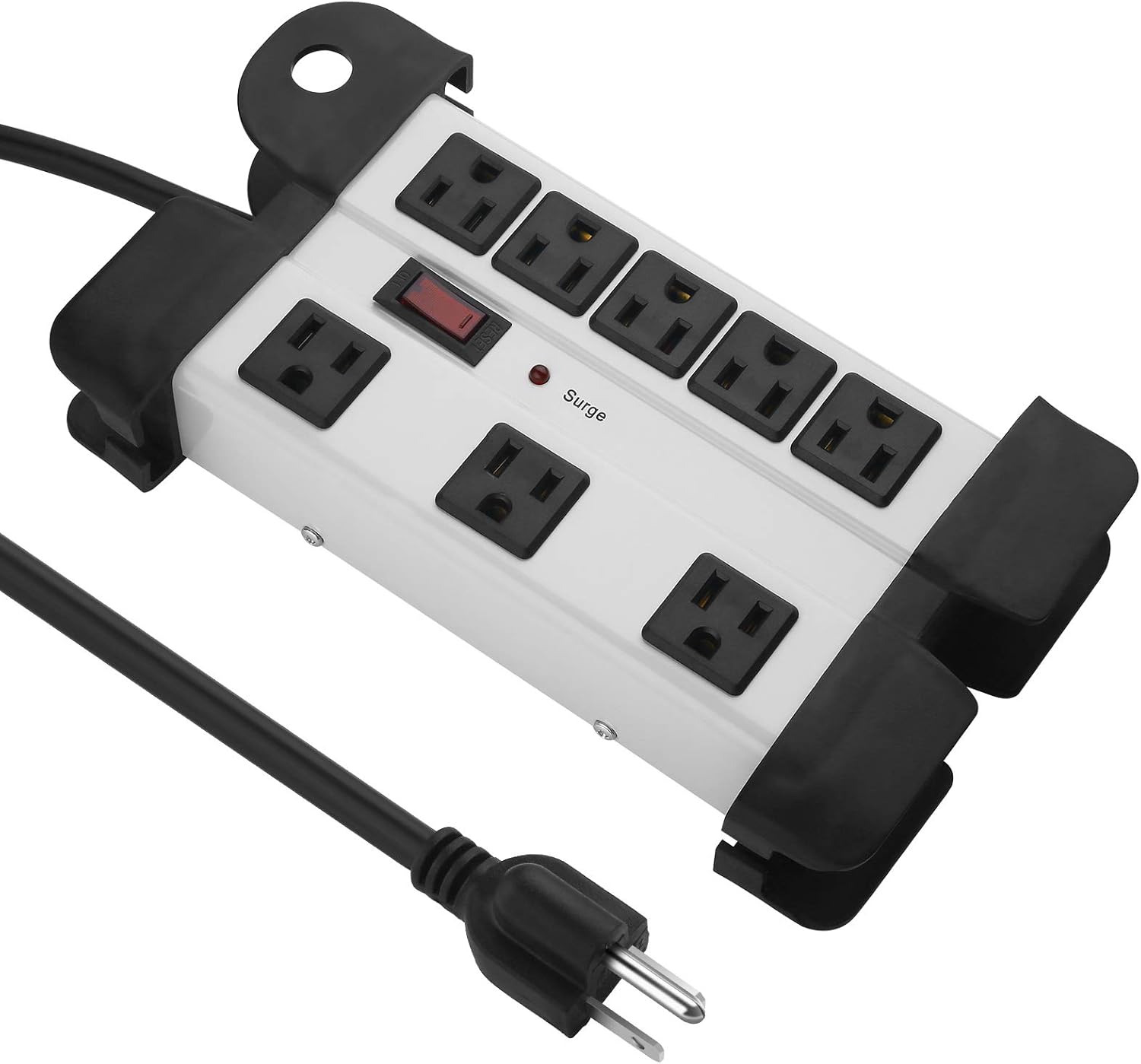 Heavy Duty Power Strip Surge Protector for Appliances, 8 Outlet Power Strip