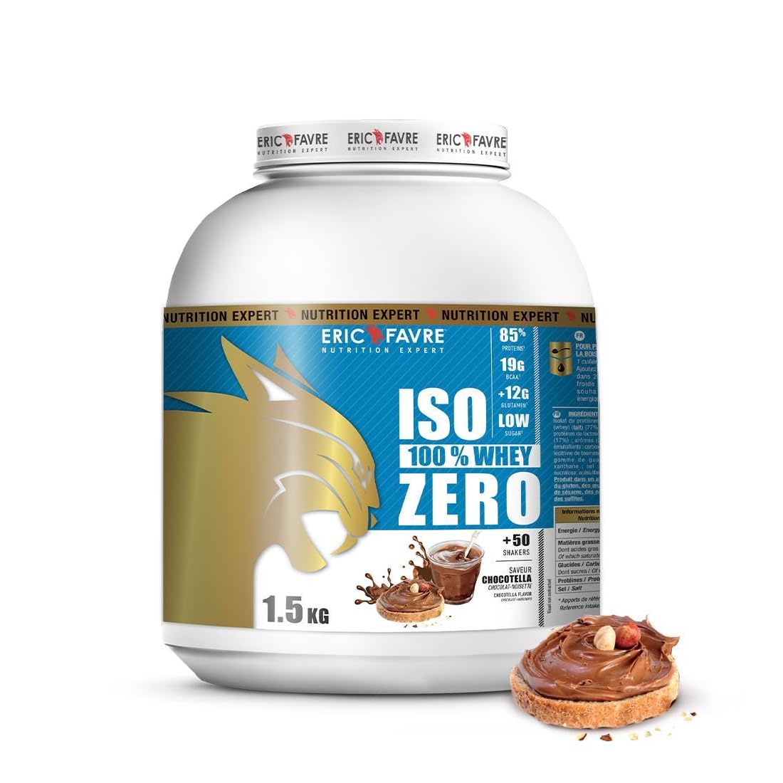 Eric Favre Iso Zero 100% Whey Protéine Saveur Chocotella