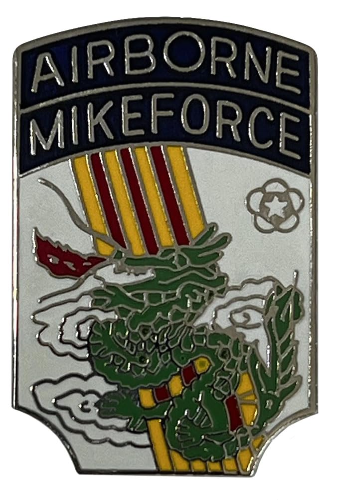 Pack of 12 Airborne Mikeforce Motorcycle Hat Cap Lapel Pin